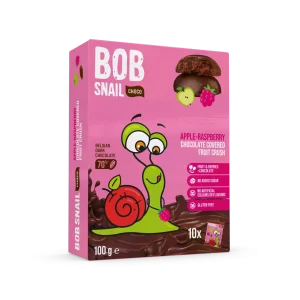 Ovocná pochoutka v čokoládě jablko a malina