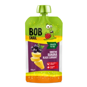 Smoothie banán a černý rybíz