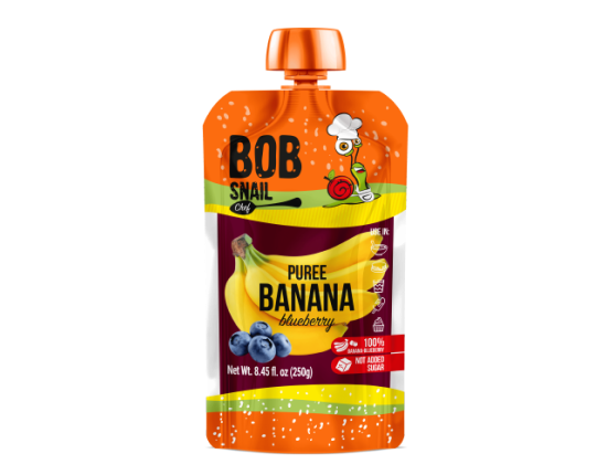 BANANA-BLUEBERRY PUREE