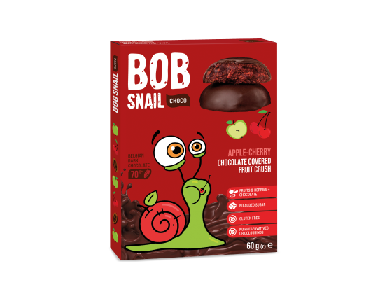 APPLE-CHERRY FRUIT CRUSH IN DARK CHOCOLATE