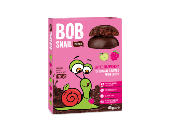 APPLE-RASPBERRY FRUIT CRUSH IN DARK CHOCOLATE