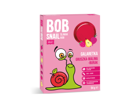 GALARETKA O SMAKU GRUSZKA-MALINA-BURAK