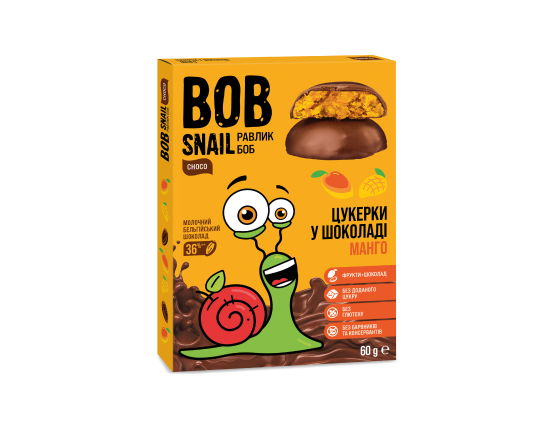 МАНГОВІ ЦУКЕРКИ У МОЛОЧНОМУ ШОКОЛАДІ