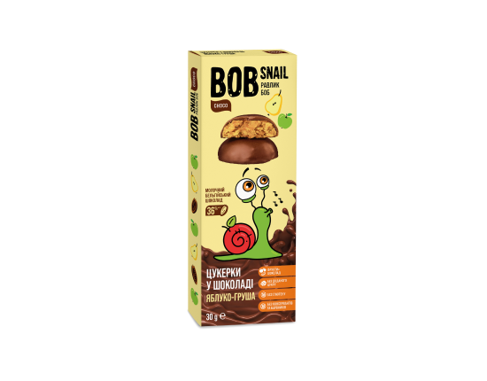 ЯБЛУЧНО-ГРУШЕВІ ЦУКЕРКИ У МОЛОЧНОМУ ШОКОЛАДІ