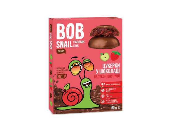 ЯБЛУЧНО-ПОЛУНИЧНІ ЦУКЕРКИ У МОЛОЧНОМУ ШОКОЛАДІ