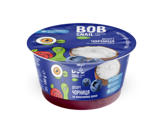 ЧОРНИЦЯ НА КОКОСОВОМУ КРЕМІ