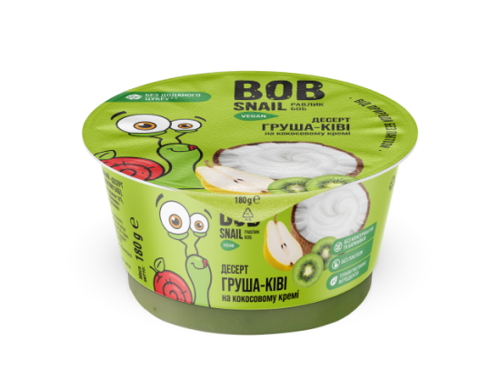ГРУША-КІВІ НА КОКОСОВОМУ КРЕМІ