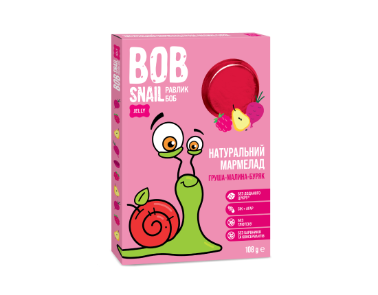 GALARETKA O SMAKU GRUSZKA-MALINA-BURAK