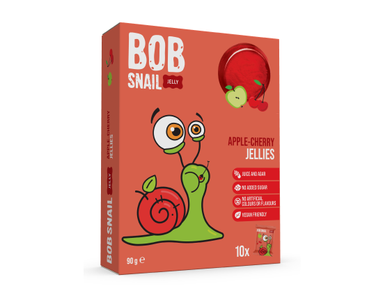 SUGAR FRUIT JELLIES APPLE-CHERRY 