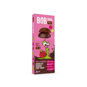 ALMA-MÁLNA GYÜMÖLCS SNACK BELGA ÉTCSOKOLÁDÉBA MÁRTVA