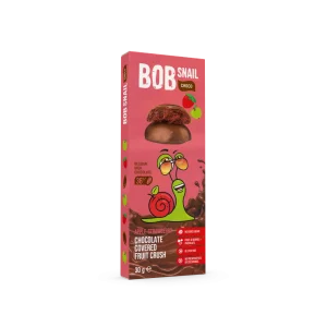 Ciasteczka owocowe w belgijskiej czekoladzie Jabłko-Truskawka