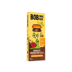 Galaretki owocowe w belgijskiej czekoladzie Jabłko-Mango-Dynia-Chia